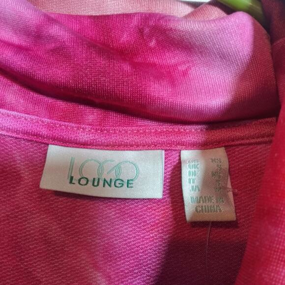 LOGO Lounge by Lori Goldstein Silky French Terry Cowl Neck Top Rosette Size XS - Picture 6 of 11